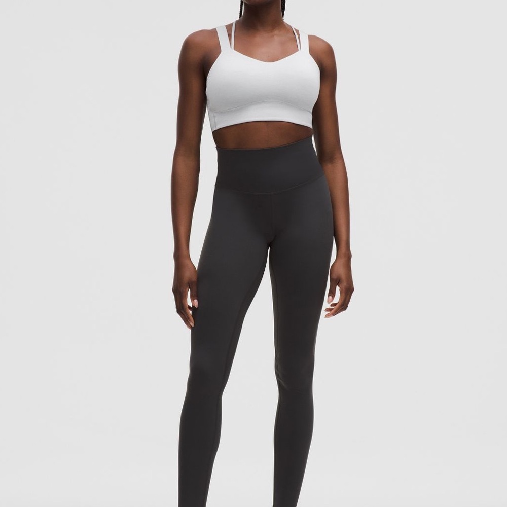 Lululemon- Like a Cloud Longline- Sz 10- Ultra Lt Grey- C/D Cup! - Picture 10 of 11